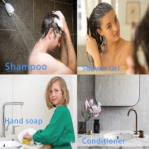 Luowan Dispensadores De Ducha De Baño Jabón De Montaje En Pa 1