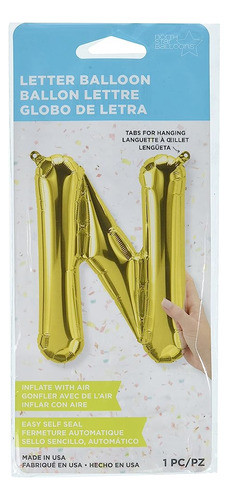 Northstar Gold Letter N, 16 0