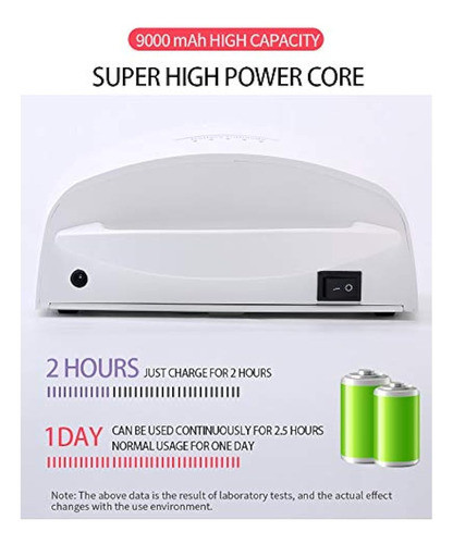 Secador De Uñas, Recargable, Inalámbrico, Sin Dolor, Lámpara 1