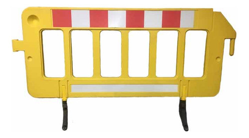 Barrera Plastica De Seguridad Largo 1,95xaltura 1mt Amarillo 0