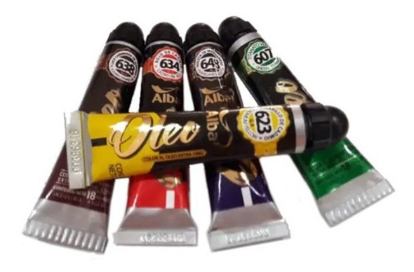 Oleos Profesional Pack 10 Pomos | 18ml | Alba 1