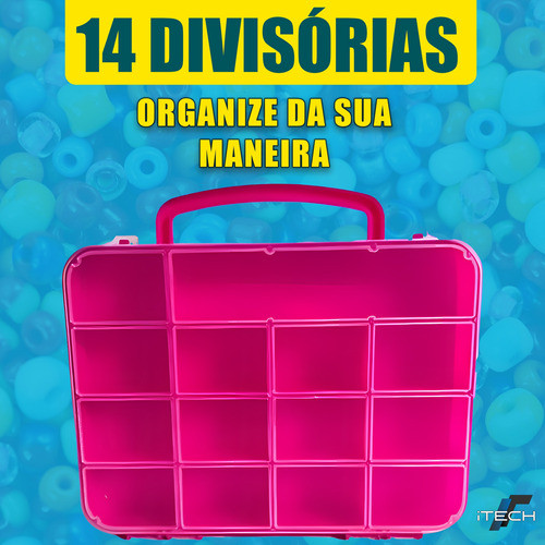 Kit Miçangas Artesanato Infantil Letras Pingente 6.009 Peças 1