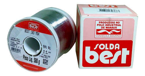 Estaño Tipo Fideo Best 0,8mm, 500 Gr 63% Sn 37% Pb - Lintax 0