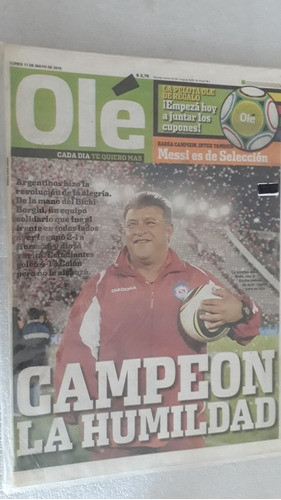 Olé. Argentinos Juniors Campeón Clausura 2010 0