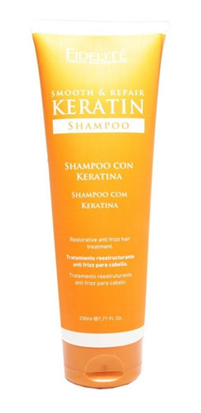 Shampoo Fidelité Keratin Profesional Antifrizz Repair X 230m 1 Shampoo Fidelité Keratin Profesional Antifrizz Repair X 230m 1