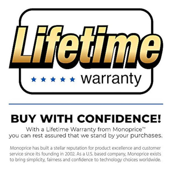 Monoprice 1.5 Pies Usb 2.0 A Macho A B Cable Macho 28 / 24aw 1