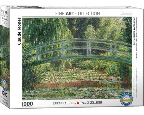Puzzle 1000 Piezas Monet Japanese Footbridge  Eurographics 0
