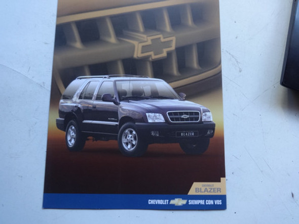 Folleto Antiguo Chevrolet Blazer 4x4 4x2 Catalogo No Manual 0