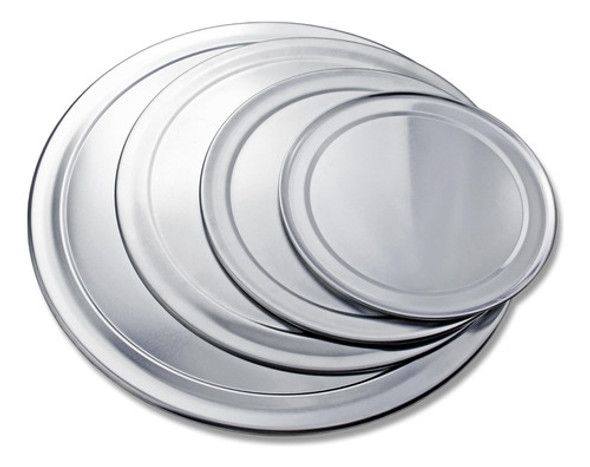 Bandeja De Pizza, Borde Ancho, Aluminio, 10 Pulgadas 1 Bandeja De Pizza, Borde Ancho, Aluminio, 10 Pulgadas 1