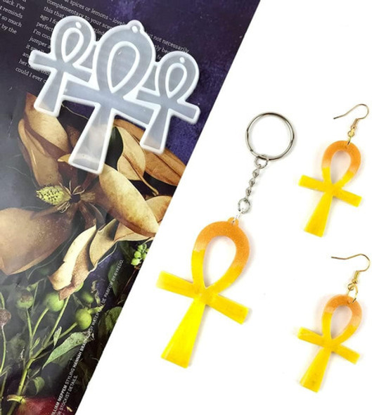 Molde De Silicona Especial Dijes Con Resina 1