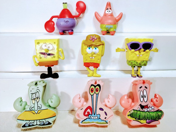 Bob Esponja Colección Mc Donalds Burger King 0