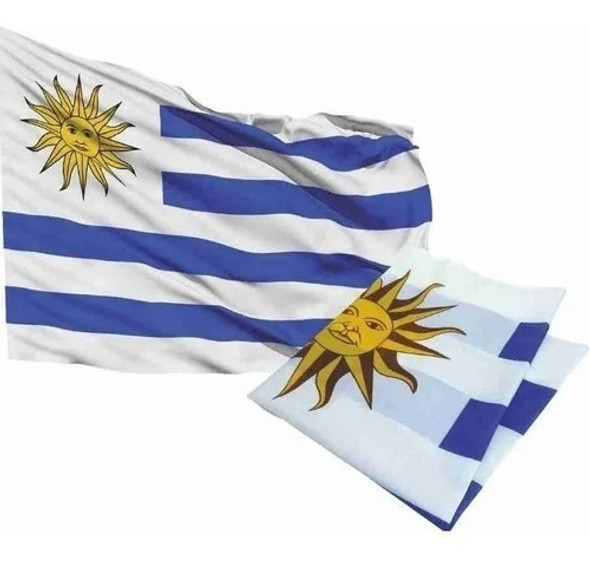 Bandera De Uruguay Decoración Mundial 60x90 0 Bandera De Uruguay Decoración Mundial 60x90 0