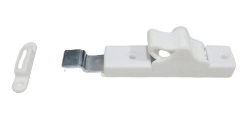 Kit 10 Fecho Trinco Gangorra Branco Plástico P&j 0