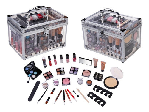 Set De Maquillaje Valijita Transparente Cameo B223 0
