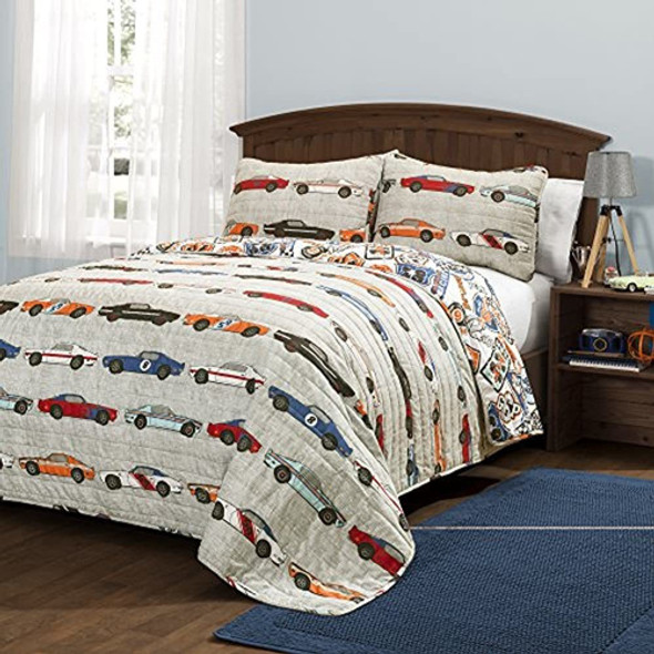 Lush Decor 16t000545 Set De Colchas Para Autos De Carrera De 0 Lush Decor 16t000545 Set De Colchas Para Autos De Carrera De 0