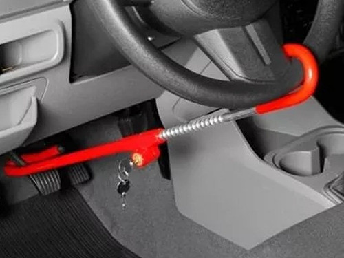 Trava De Carro Antifurto Segurança Pedal Volante Universal 0