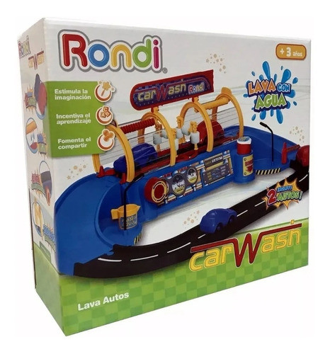 Juguete Lavadero De Auto Car Wash Rondi Con 2 Autos Envio 0