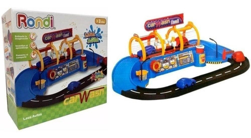 Juguete Lavadero De Auto Car Wash Rondi Con 2 Autos Envio 1