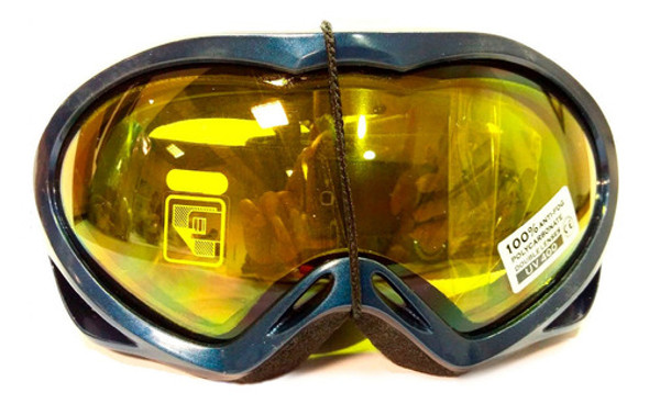 Antiparra Freeride Niño Color Azul Lente Amarillo 0