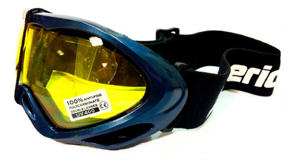 Antiparra Freeride Niño Color Azul Lente Amarillo 1
