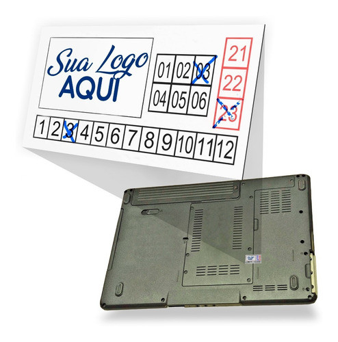 500 Lacres/selo De Garantia 3,5x1,5 Cm - Casca De Ovo 3m 1