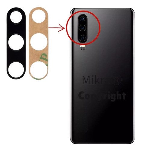 Vidrio Repuesto Camara Lente Para Huawei P30 0