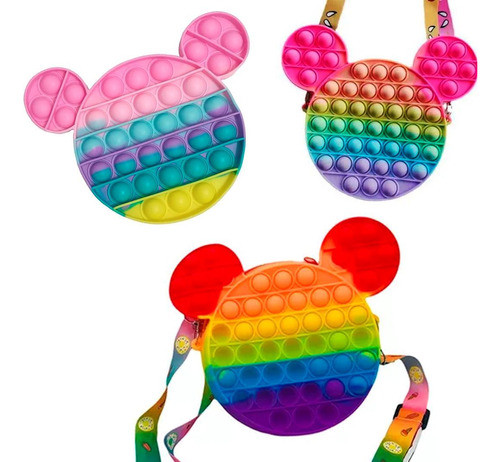 Juego Pop It Cartera Popit Con Correa Niña Niño Anti Estrés 0