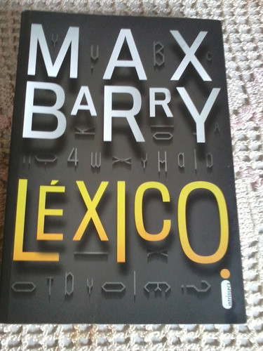 Livro Léxico-max Barry-ótimo Estado ! 0