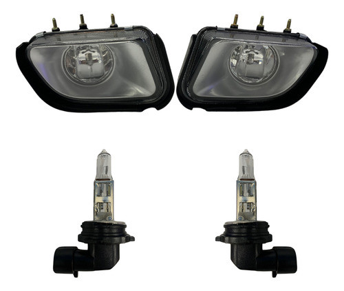 Farolete Neblina S10 Advantage 2006 Lente De Vidro H1 Par 0