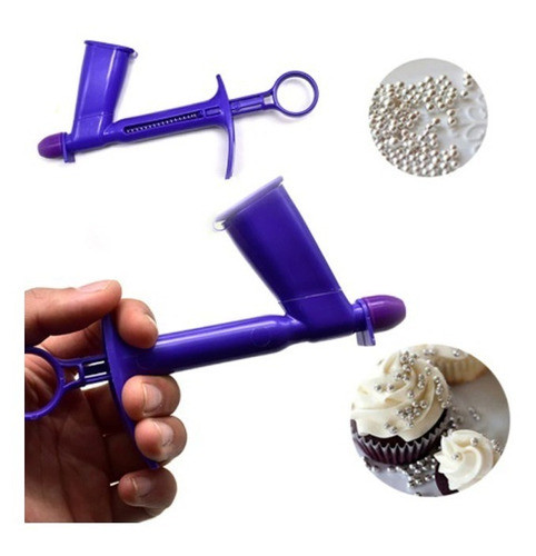 Kit Ejetor E Aplicador De Pérolas E Miçangas Para Bolo C/2 0