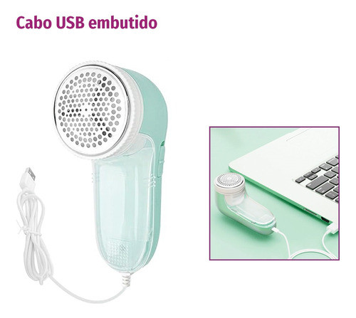 Papa Bolinha Elétrico Com Cabo Usb Removedor De Bolinhas 1