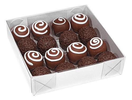 Caixa Basic (16 Doces) Branco - Pct C/ 50 Unidades 0