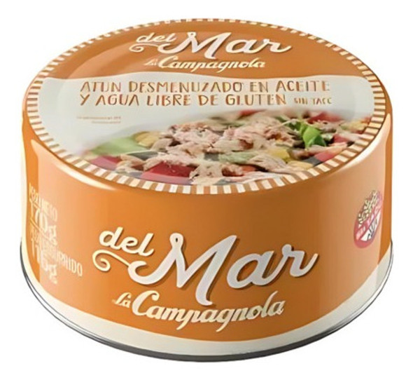 Atun Desmenuzado Campagnola Del Mar Ace. 170grs Pack 6 Unid 0