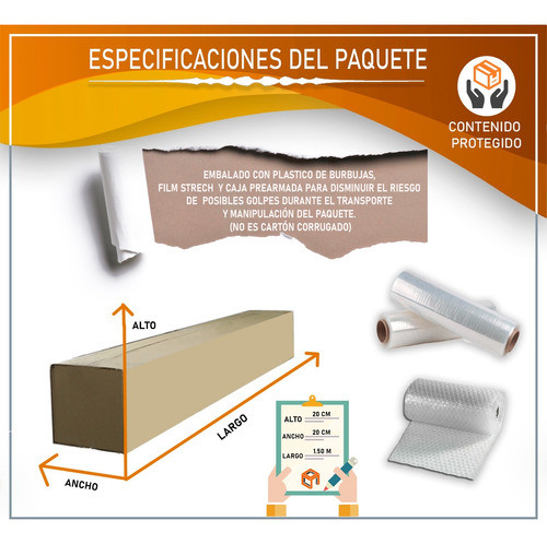 Canaleta P/armar 6 Metros Desague Galvanizado 1 Bajada 1