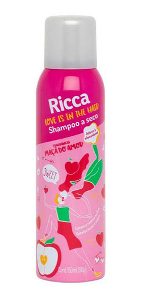 Shampoo A Seco Maçã Do Amor Ricca 150ml 0