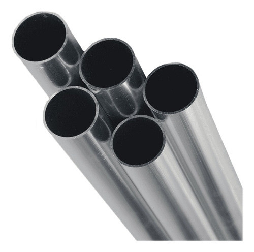 Caño Redondo Aluminio 50 X 1 Mm De Espesor, Tira 6 Mts 0