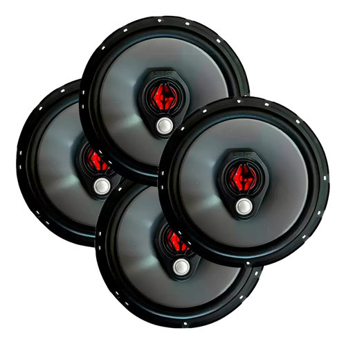Kit 4 Alto Falante 6 Pol Honda City 55w Rms Original 0