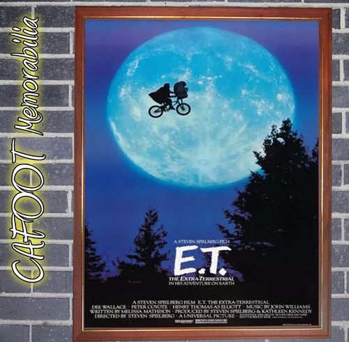 Pelicula Et El Extraterrestre Poster Enmarcado 0