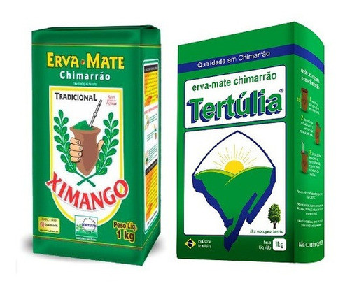 2 Kg Erva Mate Chimarrão Vácuo Ximango Tertulia Tradicional 0