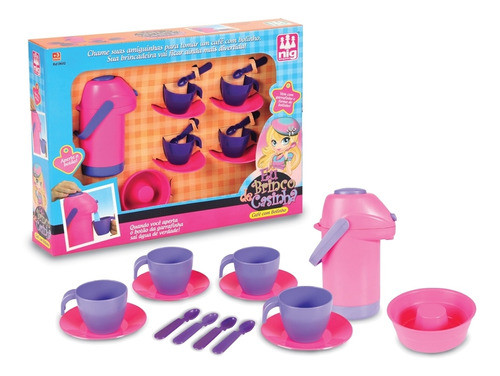 Jogo Cozinha Infantil Café Com Bolinho - Nig Brinquedos 0
