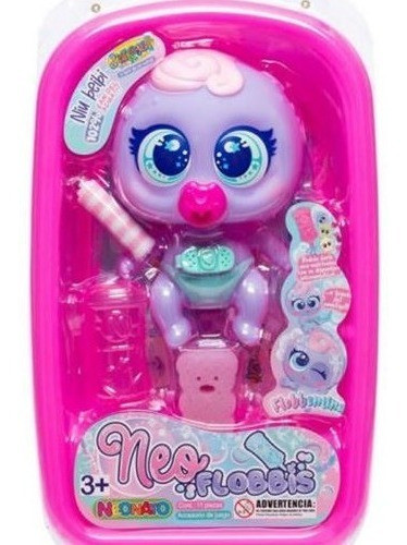Muñeco Ksi Merito Neo Bebé Neoflobbi Flobbeti Lila Bentancor 0