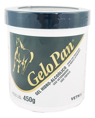 Gel Gelo Pan 450g - Vetnil Pancada E Dor Muscular Equinos 1