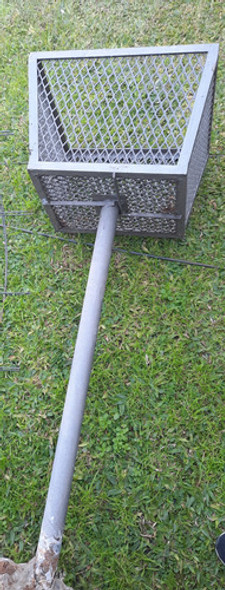 Canasto Cesto De Basura Exterior De Hierro Mallado 0 Canasto Cesto De Basura Exterior De Hierro Mallado 0