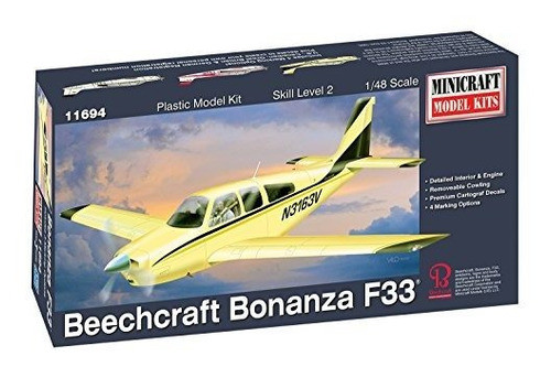 Minicraft Beechcraft Bonanza F33 Mingf 55 Unidad No 0