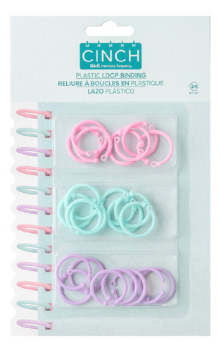 Pack 24 Aros Pastel P/encuadernar We R - Mosca 1