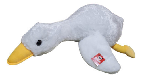 Ganso De Peluche Gigante Blanco 82cm Extrasuave 0