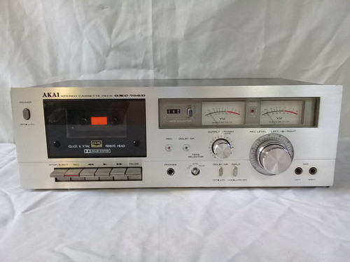 Stereo Cassette Deck Akai 706d  Funcionando Un Detalle 1