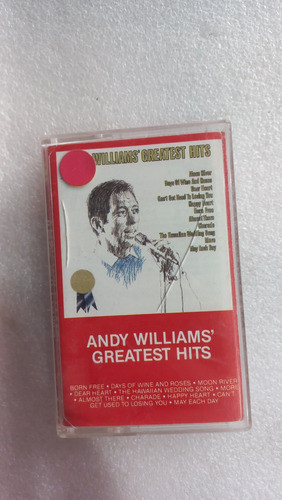 Fita K7 Cassete Andy Williams Greatest Hits (excelente) 0