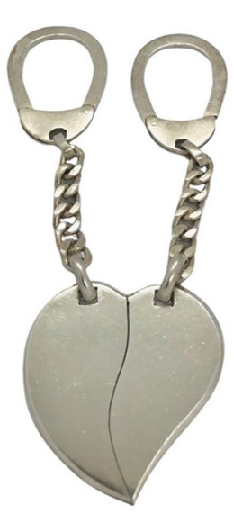 Llavero De Plata Corazón Para Parejas (ll6) 0