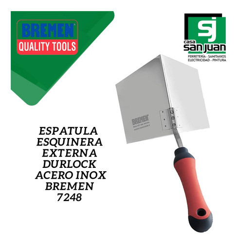 Espátula Esquina Exterior Durlock  7248 Yesero Bremen® 1